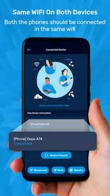Oppo Clone Phone-Send Anywhere android App screenshot 0